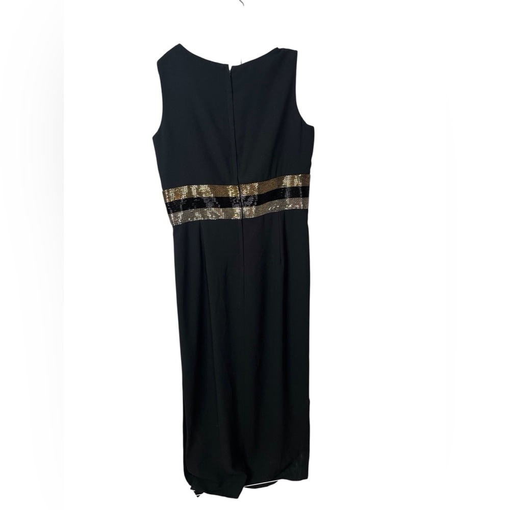 En Francais 90s Evening Gown Beaded Formal 14 Cocktail Opera Vintage - Picture 7 of 10